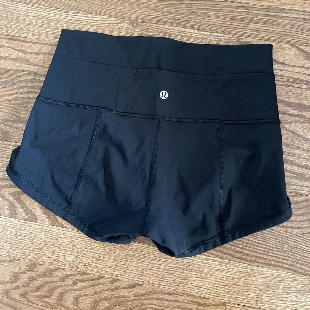 Lululemon High-Waisted Spandex Shorts